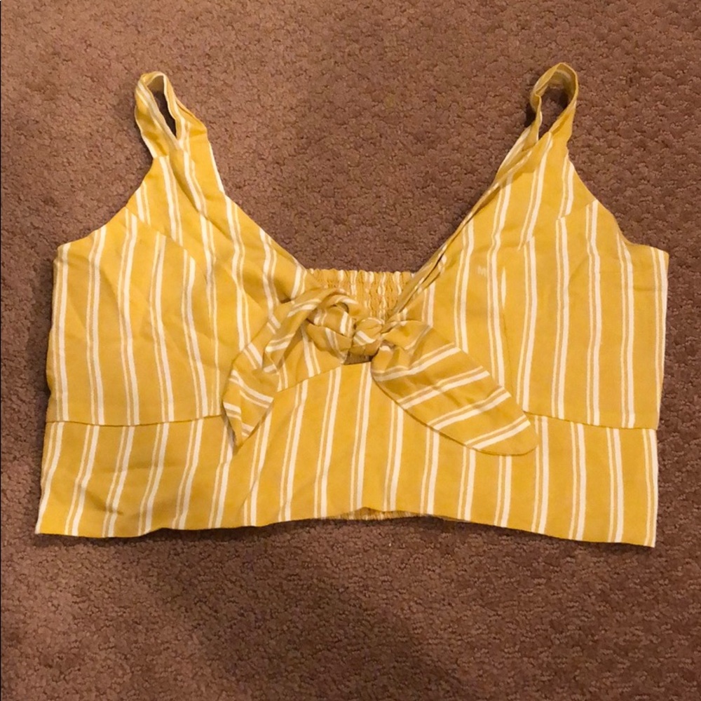 Pacsun striped crop top